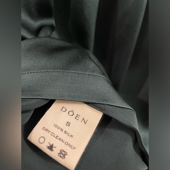 DÔEN Judith Silk Tieneck Blouse - Picture 7 of 11